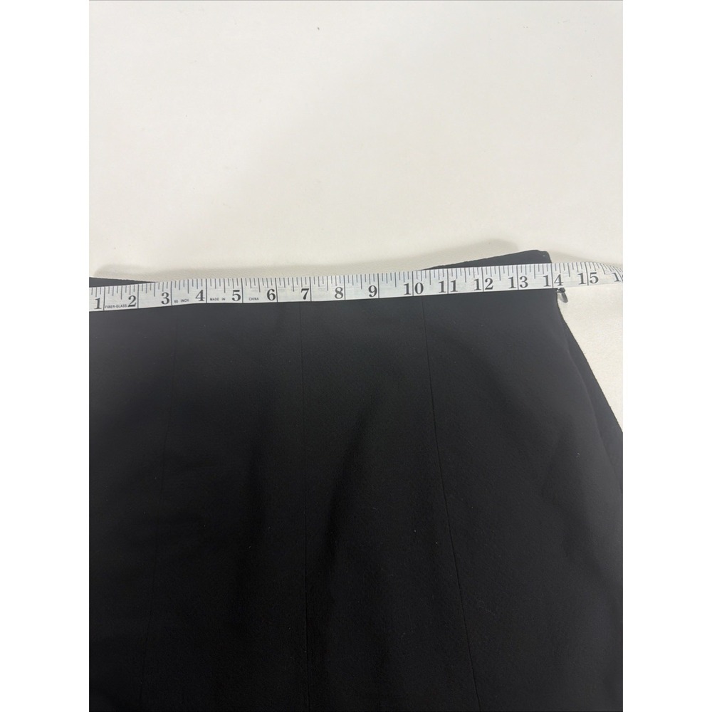 Rebecca Taylor Black Eyelet Pique Lace-Hem Skirt in Black Size 10 - Picture 8 of 10
